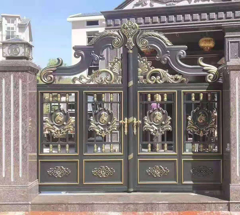 广州铝艺庭院门案例展示
